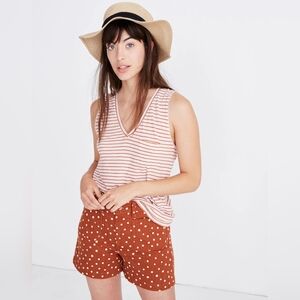 Madewell 100% Cotton V Neck Tank